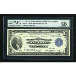 Fr. 723 $1 1918 Federal Reserve Bank Note PMG