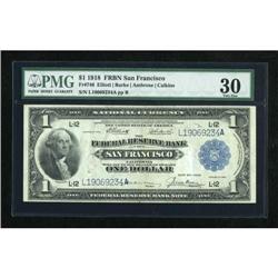 Fr. 746 $1 1918 Federal Reserve Bank Note PMG