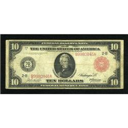Fr. 893b $10 1914 Red Seal Federal Reserve Note