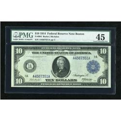 Fr. 904 $10 1914 Federal Reserve Note PMG Choice