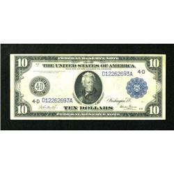 Fr. 917 $10 1914 Federal Reserve Note Very