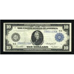 Fr. 919a $10 1914 Federal Reserve Note Very