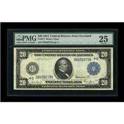Fr. 977 $20 1914 Federal Reserve Note PMG Very