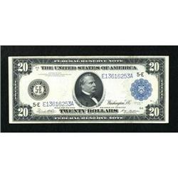Fr. 983a $20 1914 Federal Reserve Note Very