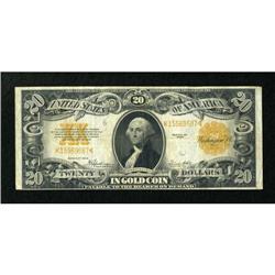 Fr. 1187 $20 1922 Gold Certificate Fine-Very