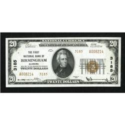 Birmingham, AL - $20 1929 Ty. 2 The First NB Ch.
