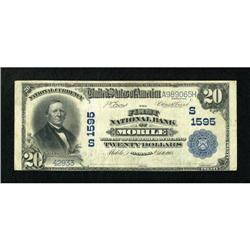 Mobile, AL - $20 1902 Plain Back Fr. 651 The