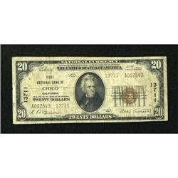 Chico, CA - $20 1929 Ty. 2 First NB Ch. # 13711