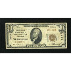 Los Angeles, CA - $10 1929 Ty. 1 The Hollywood