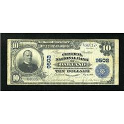 Oakland, CA - $10 1902 Plain Back Fr. 626