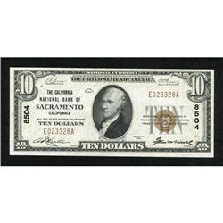 Sacramento, CA - $10 1929 Ty. 1 The California