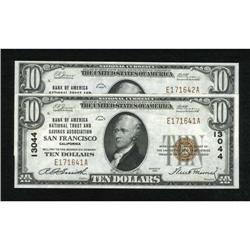 San Francisco, CA - $10 1929 Ty. 1 Bank of