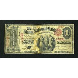 Alton, IL - $1 Original Fr. 380 The Alton NB Ch.