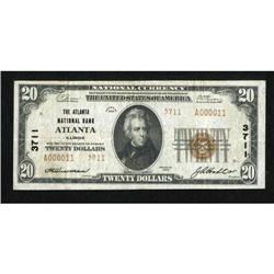 Atlanta, IL - $20 1929 Ty. 2 The Atlanta NB Ch.