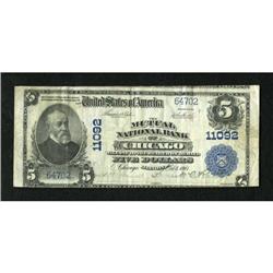 Chicago, IL - $5 1902 Plain Back Fr. 606 The