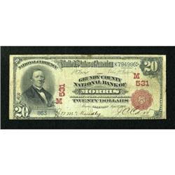 Morris, IL - $20 1902 Red Seal Fr. 639 The
