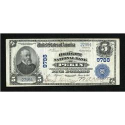 Pekin, IL - $5 1902 Plain Back Fr. 601 The