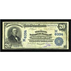 South Bend, IN - $20 1902 Date Back Fr. 642 The