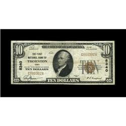 Thornton, IA - $10 1929 Ty. 1 The First NB Ch. #