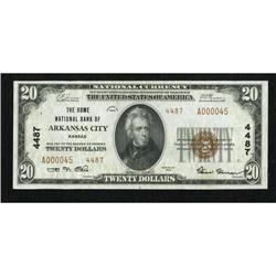 Arkansas City, KS - $20 1929 Ty. 2 The Home NB