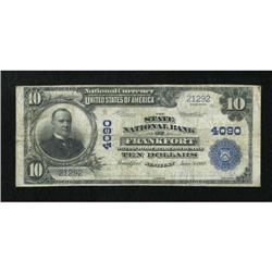 Frankfort, KY - $10 1902 Plain Back Fr. 626 The