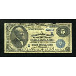Louisville, KY - $5 1882 Value Back Fr. 574 The