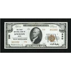 Lewiston, ME - $10 1929 Ty. 2 The First NB Ch. #