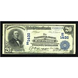 Baltimore, MD - $20 1902 Date Back Fr. 642 The