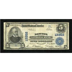 Newton, MA - $5 1902 Plain Back Fr. 611 Newton