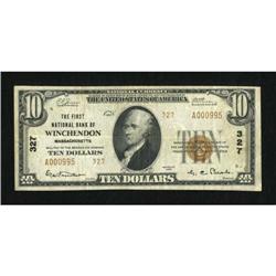 Winchendon, MA - $10 1929 Ty. 2 The First NB Ch.