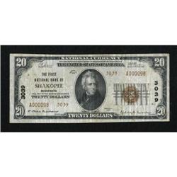 Shakopee, MN - $20 1929 Ty. 2 The First NB Ch. #
