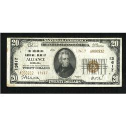 Alliance, NE - $20 1929 Ty. 2 The Nebraska NB