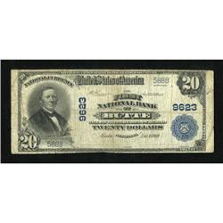 Butte, NE - $20 1902 Plain Back Fr. 653 The