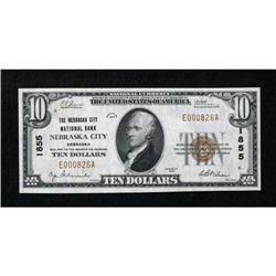 Nebraska City, NE - $10 1929 Ty. 1 The Nebraska