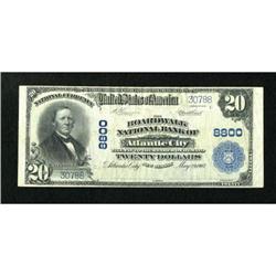Atlantic City, NJ - $20 1902 Plain Back Fr. 652