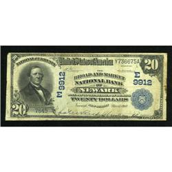 Newark, NJ - $20 1902 Date Back Fr. 645 The