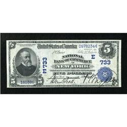 New York, NY - $5 1902 Date Back Fr. 590 NB of