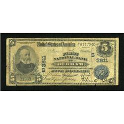 Durham, NC - $5 1902 Plain Back Fr. 600 The