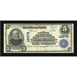 Winston-Salem, NC - $5 1902 Plain Back Fr. 609