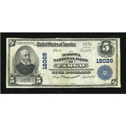 Fargo, ND - $5 1902 Plain Back Fr. 608 The
