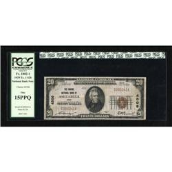 Ashtabula, OH - $20 1929 Ty. 1 The Marine NB Ch.