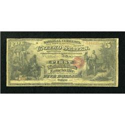 Zanesville, OH - $5 Original Fr. 394 The First