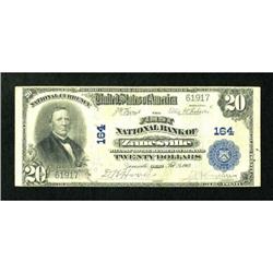 Zanesville, OH - $20 1902 Plain Back Fr. 650 The