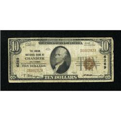 Chandler, OK - $10 1929 Ty. 1 The Union NB Ch. #