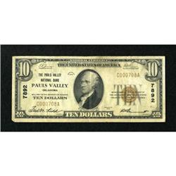 Pauls Valley, OK - $10 1929 Ty. 1 The Pauls