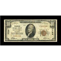 Wetumka, OK - $10 1929 Ty. 1 The American NB Ch.