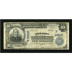 Ontario, OR - $10 1902 Plain Back Fr. 626 The
