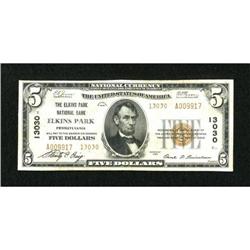 Elkins Park, PA - $5 1929 Ty. 2 The Elkins Park