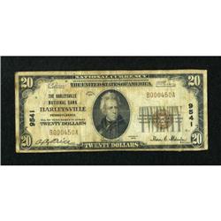 Harleysville, PA - $20 1929 Ty. 1 The