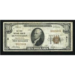 Huntingdon, PA - $10 1929 Ty. 1 The First NB Ch.